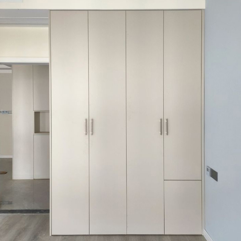 大衣柜家用臥室實(shí)木小戶型現(xiàn)代簡約輕奢儲(chǔ)物定制柜子